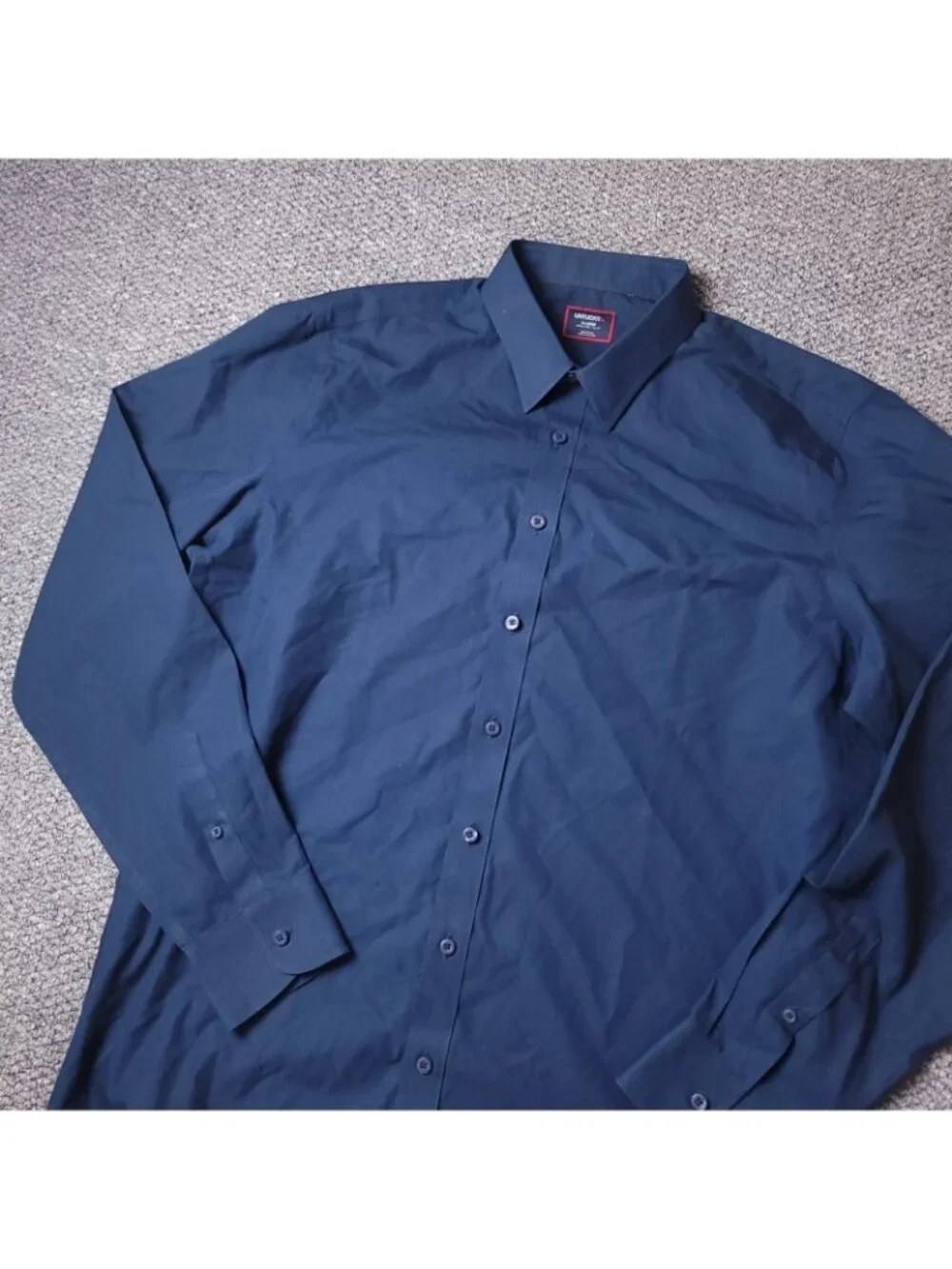 UNTUCKit Castello Shirt Mens XL Tall Fit Blue Button Long Sleeve Cotton
